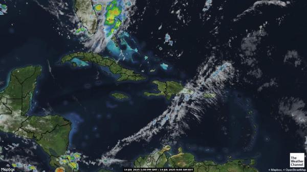 San Pedro y Miquelón Mapa del tiempo pronóstico nube 
