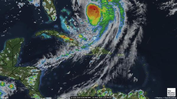 Saint Vincent and the Grenadines Weather Cloud Map 