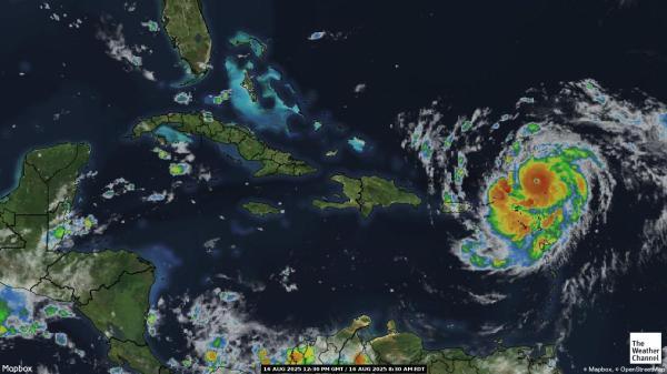 Saint Vincent and the Grenadines Weather Cloud Map 
