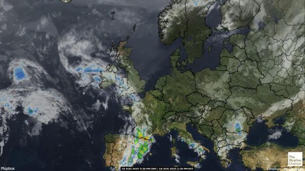 San Marino Weather Cloud Map 