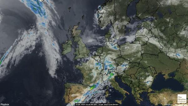 San Marino Meteo nuvola mappa 