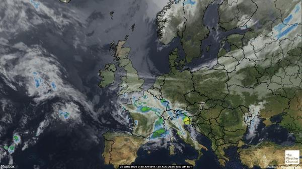 Slovenia Weather Cloud Map 