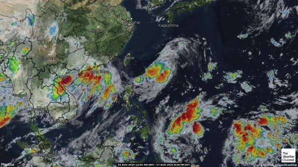 Solomon Islands Weather Cloud Map 