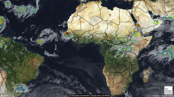 South Africa Weather Cloud Map 