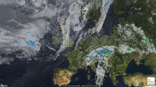 Spanien Wetter Wolke Karte 