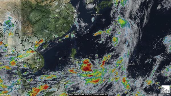 Sri Lanka Weather Cloud Map 