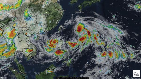 スリランカ 天気クラウドマップ 