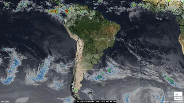 Suriname Weather Cloud Map 