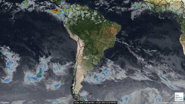Suriname Weather Cloud Map 