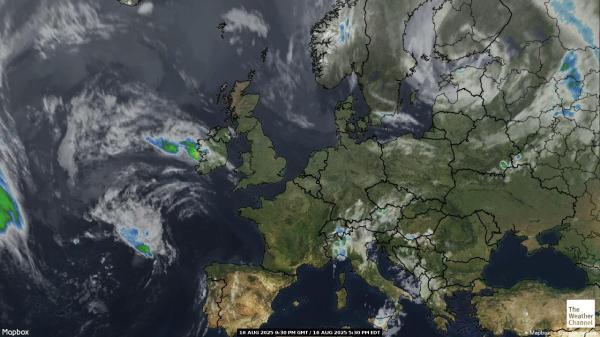 Switzerland Weather Cloud Map 