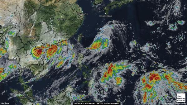 Taiwan Vejret sky kort 