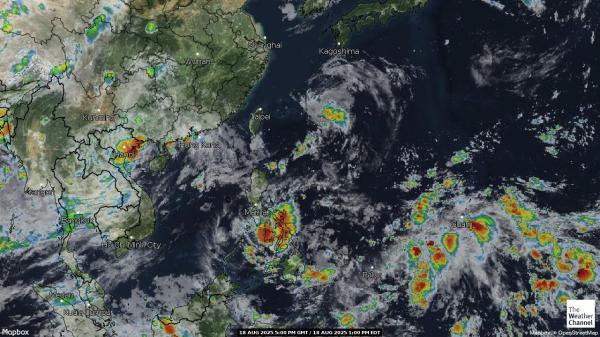 Taiwan Weather Cloud Map 
