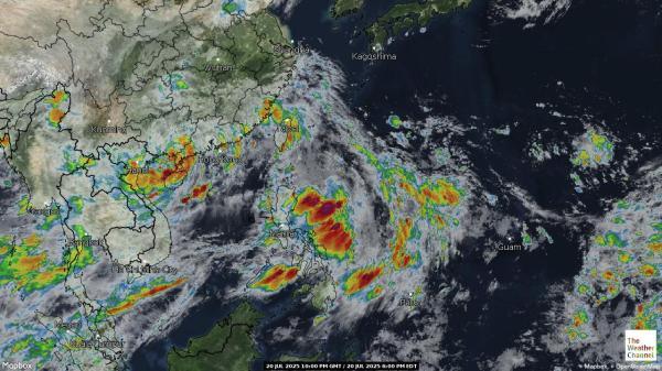 Tajikistan Weather Cloud Map 