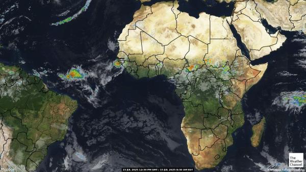 Tanzania Weather Cloud Map 