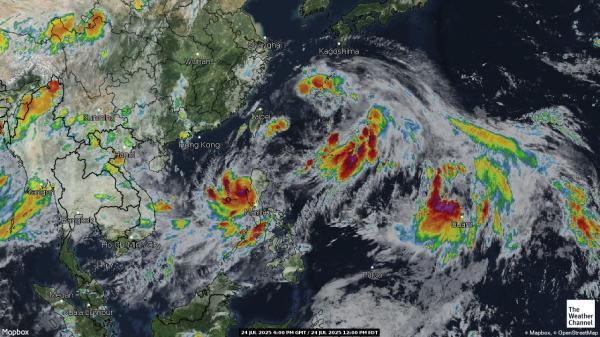 Thailand Weather Cloud Map 