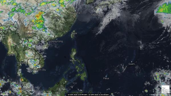 Tokelau Ilm pilv kaart 