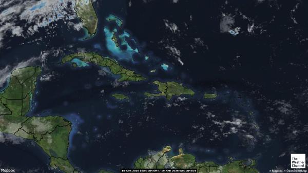 Trynidad i Tobago Chmura pogoda mapa 