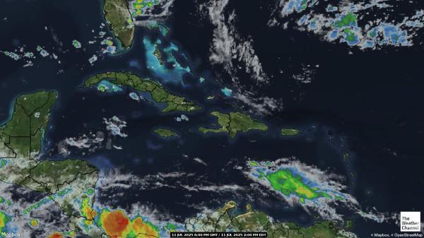 Trinidad i Tobago Vremenska prognoza, Satelitska karta vremena 