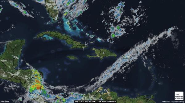 Trinidad i Tobago Vremenska prognoza, Satelitska karta vremena 