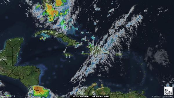 Trinidad ve Tobago Hava bulut haritası 