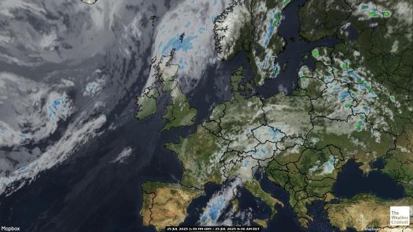 Turkey Wetter Wolke Karte 