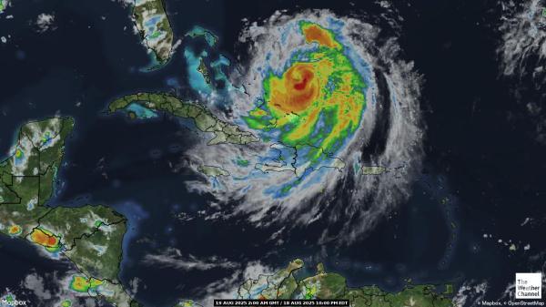 Turks and Caicos Islands Weather Cloud Map 