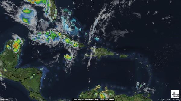Turks and Caicos Islands Weather Cloud Map 