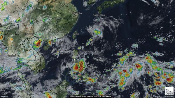 Tuvalu Weather Cloud Map 
