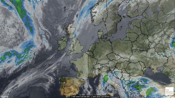 Ujedinjeno Kraljevstvo Vremenska prognoza, Satelitska karta vremena 