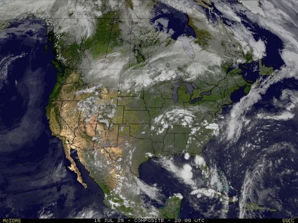 Usa Alaska Väder moln karta 