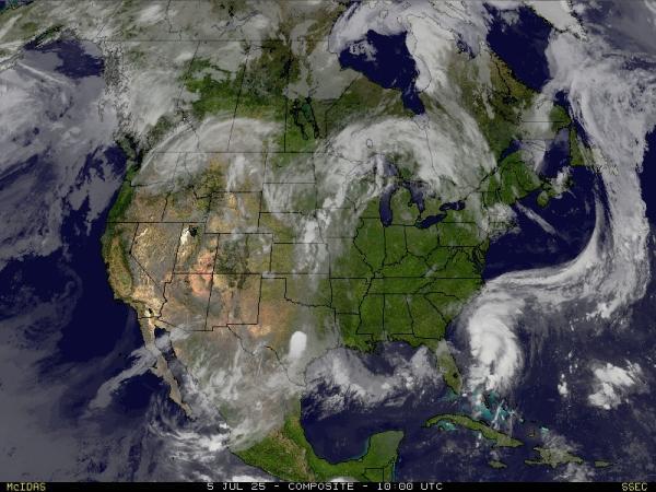 USA Alaska Vejret sky kort 