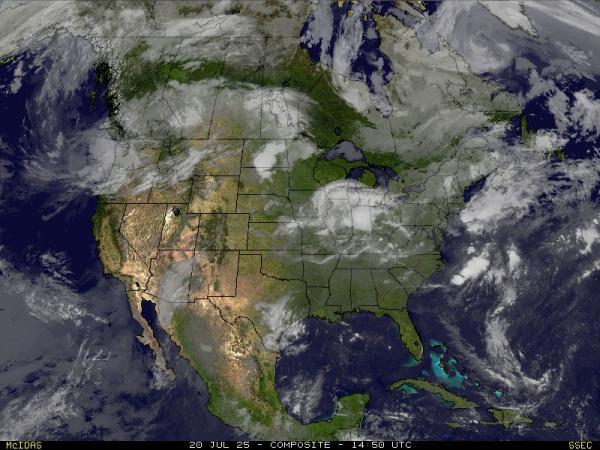 米国アラスカ州 天気クラウドマップ 