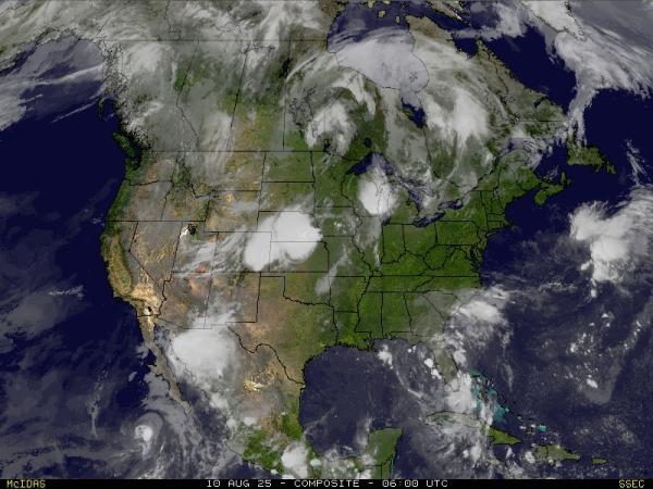 EE.UU. Alaska Mapa del tiempo pronóstico nube 