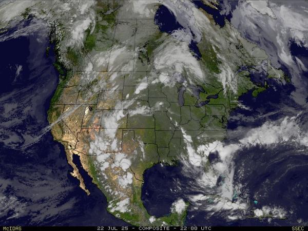 USA Arkansas Weather Cloud Map 