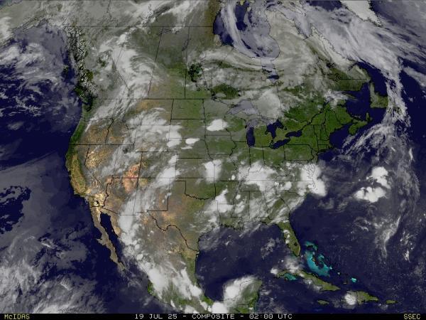 USA Arkansas Weather Cloud Map 