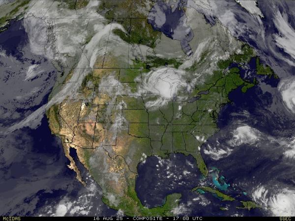 USA Colorado Previsão do tempo nuvem mapa 