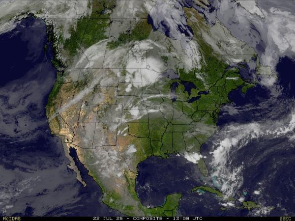 USA Colorado Mapa ng mapa ng lagay ng panahon 