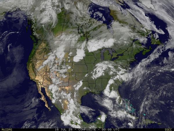 USA Colorado Vejret sky kort 