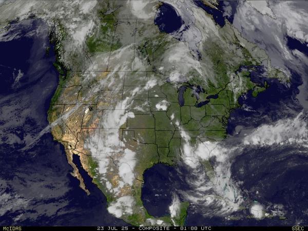 米国コロラド州 天気クラウドマップ 