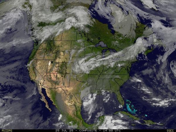 USA District of Columbia Wetter Wolke Karte 