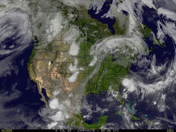 USA Columbia Vejret sky kort 