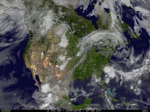 USA District of Columbia Meteo nuvola mappa 