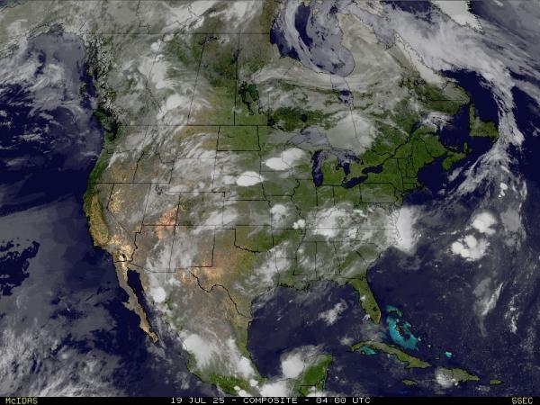 USA District of Columbia Wetter Wolke Karte 