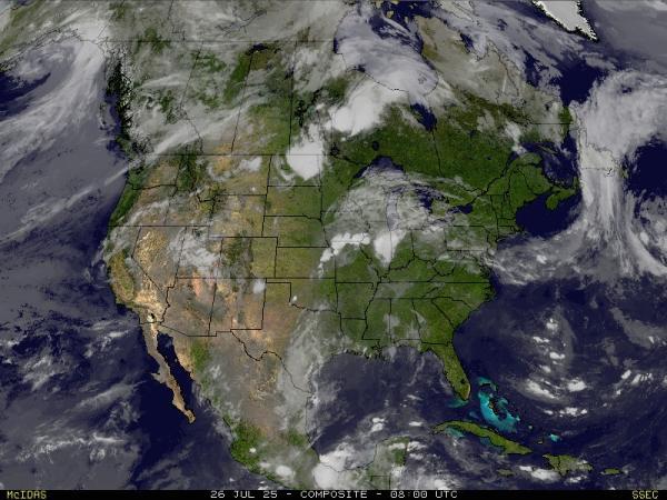 USA Florida Bản đồ thời tiết đám mây 