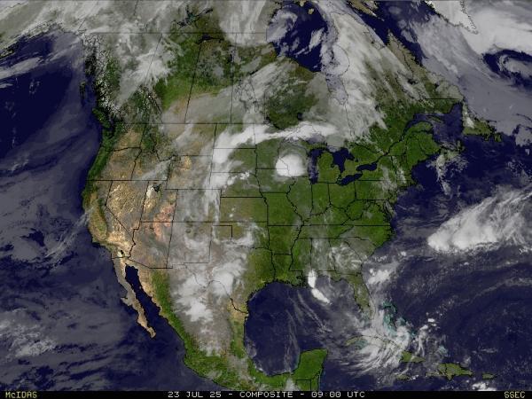 USA Louisiana Wetter Wolke Karte 