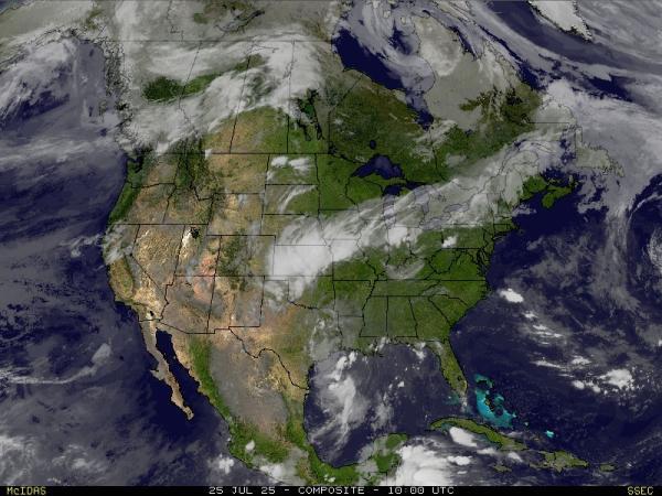 EE.UU. Minnesota Mapa del tiempo pronóstico nube 