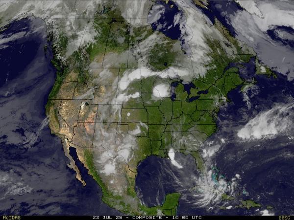 USA Missouri Weather Cloud Map 