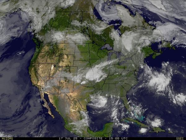 USA Nebraska Weather Cloud Map 