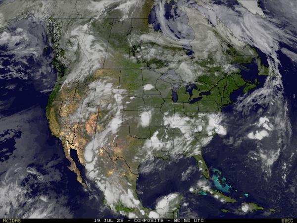 USA New jersey Weather Cloud Map 