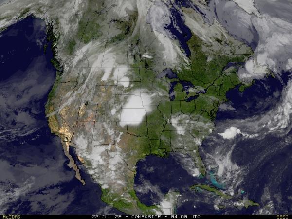 USA New jersey Meteo nuvola mappa 